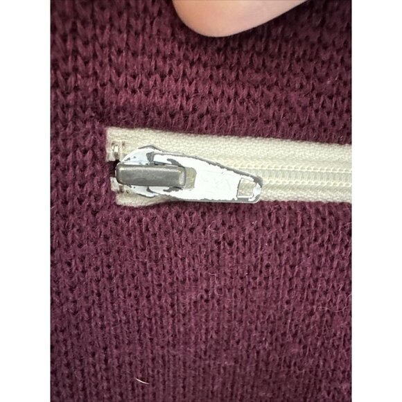 Vintage Clover Knitting Mills Woman M/L Curling Wool Cardigan Preppy Varsity 60s - Picture 5 of 6